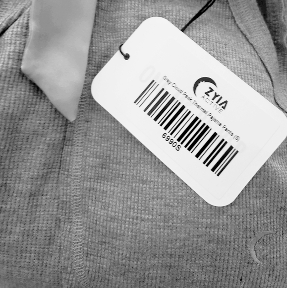 ZYIA Gray Cloud Peak Thermal Pajama Pants - Picture 3 of 3